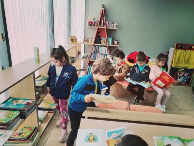 Посещение в РБ "Сава Доброплодни" 2024 - ДГ Божур - Сливен