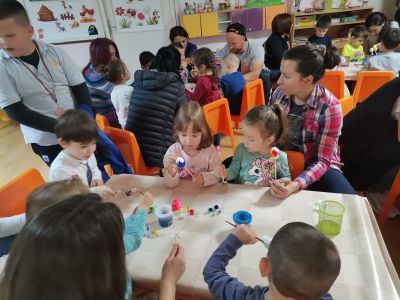 Великденска работилница - ДГ Божур - Сливен
