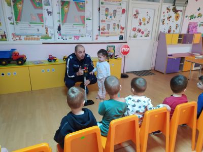 1Б група "Смехорани" - Отбелязване на Европейската седмица на мобилността  - ДГ Божур - Сливен